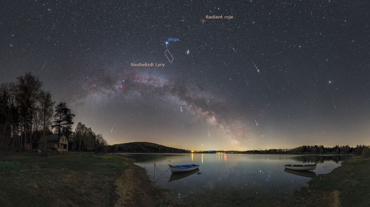 Příští týden nastane maximum meteorického roje Lyridy