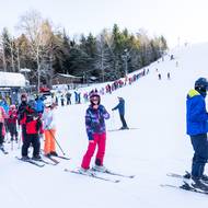 V době, kdy fungoval jen jeden vlek, se zde vytvořila velmi dlouhá fronta 