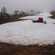 Sjezdovka v areálu Mladé Buky.