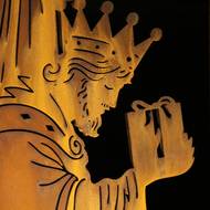 Detail jednoho ze tří králů.