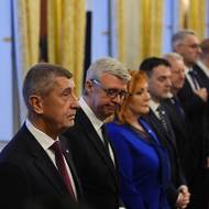 Andrej Babiš v čele jmenované vlády.