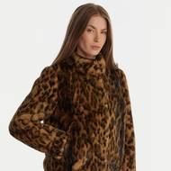 Kožešinová bunda, Guess (Modivo), 3660 Kč