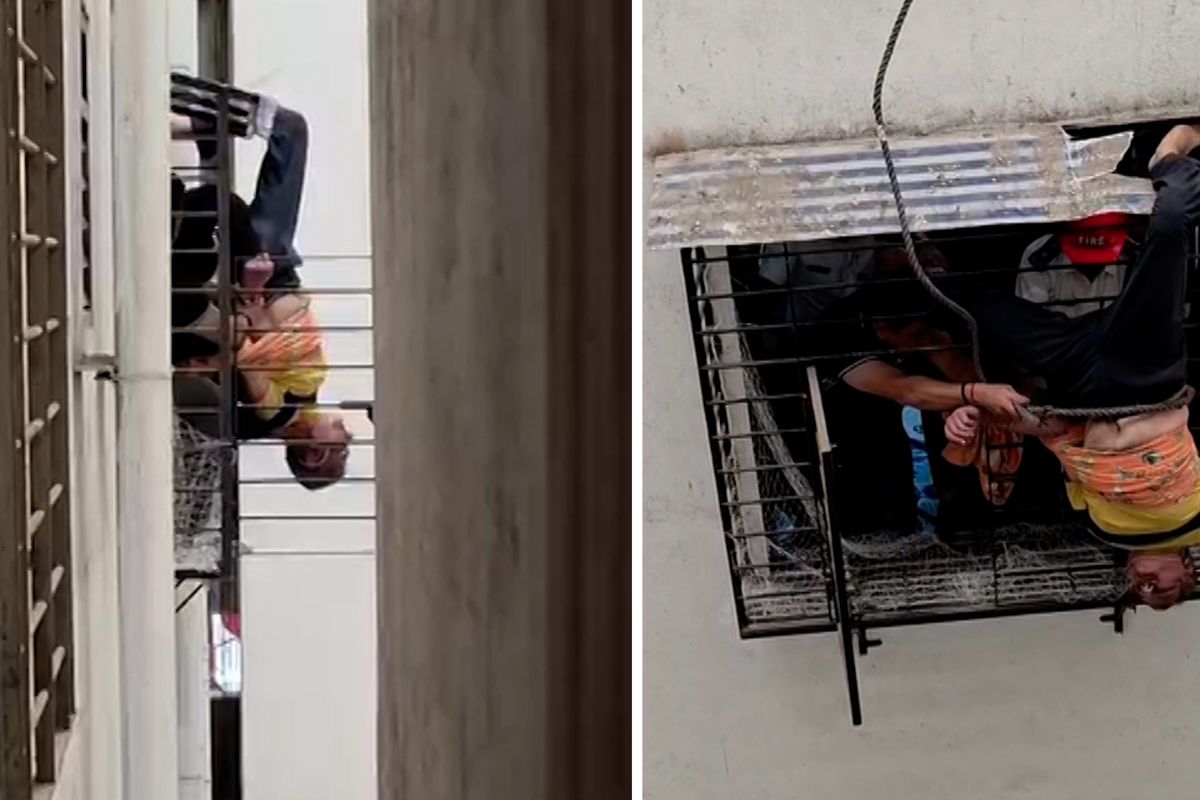 Muž se ve spánku otočil a vypadl z okna v 10. patře. Zastavil se o dvě patra níž