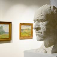 Busta Františka Kavána od Martina Žáka (1992)