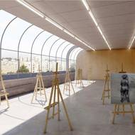 V budově bude hned několik moderních ateliérů. 