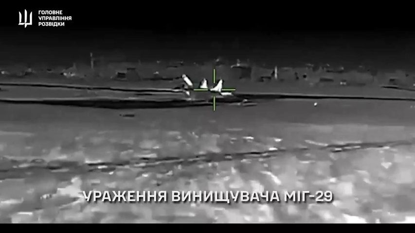 Ukrajinci na Krymu zničili ruský MIG-29