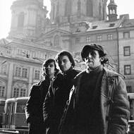 Trio Stivín, Kocáb, Soukup v době, kdy vyšlo album Ad Libidum, Malostranské náměstí, 1979.