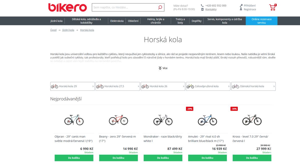 Prodejce kol Bikero je v insolvenci