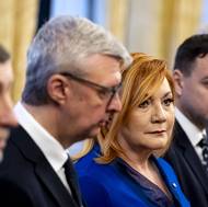 Klíčové postavy nastupující koalice. Andrej Babiš, Karel Havlíček, Alena Schillerová a Petr Macinka.