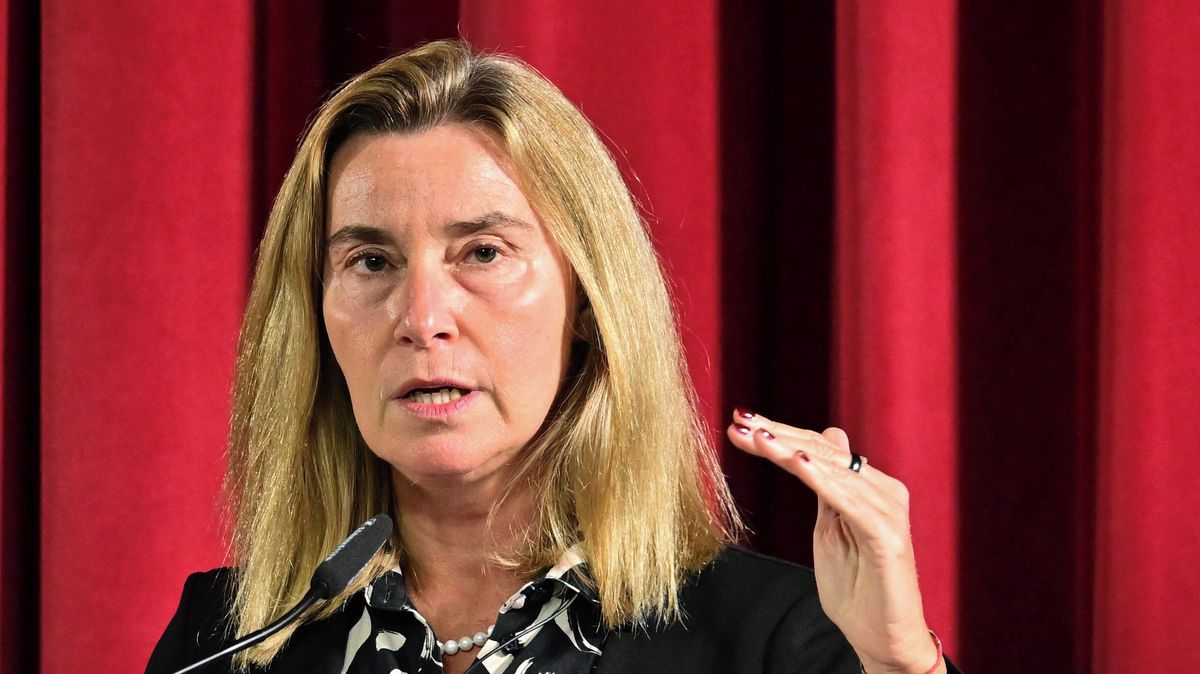 Belgická policie zadržela exšéfku evropské diplomacie Mogheriniovou