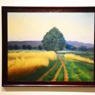 Dílo Strom v polích (kolem roku 1899) navozuje teplou letní atmosféru.