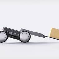 Hyundai Mobile Excentric Droid umí i položit krabici na zem.