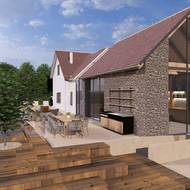 Vizualizace finální podoby domu