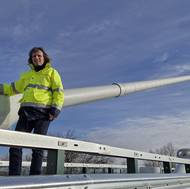 Mostní expert firmy Hochtief Petr Vítek spojil s lanovým mostem pět let.