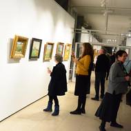 Výstava představila autorovo krajinářské umění v plné šíři.