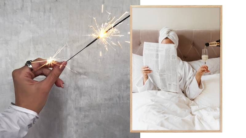 Trávit Silvestr doma nemusí být nuda. Stačí pár detailů a interiér se promění ve slavnostní prostor