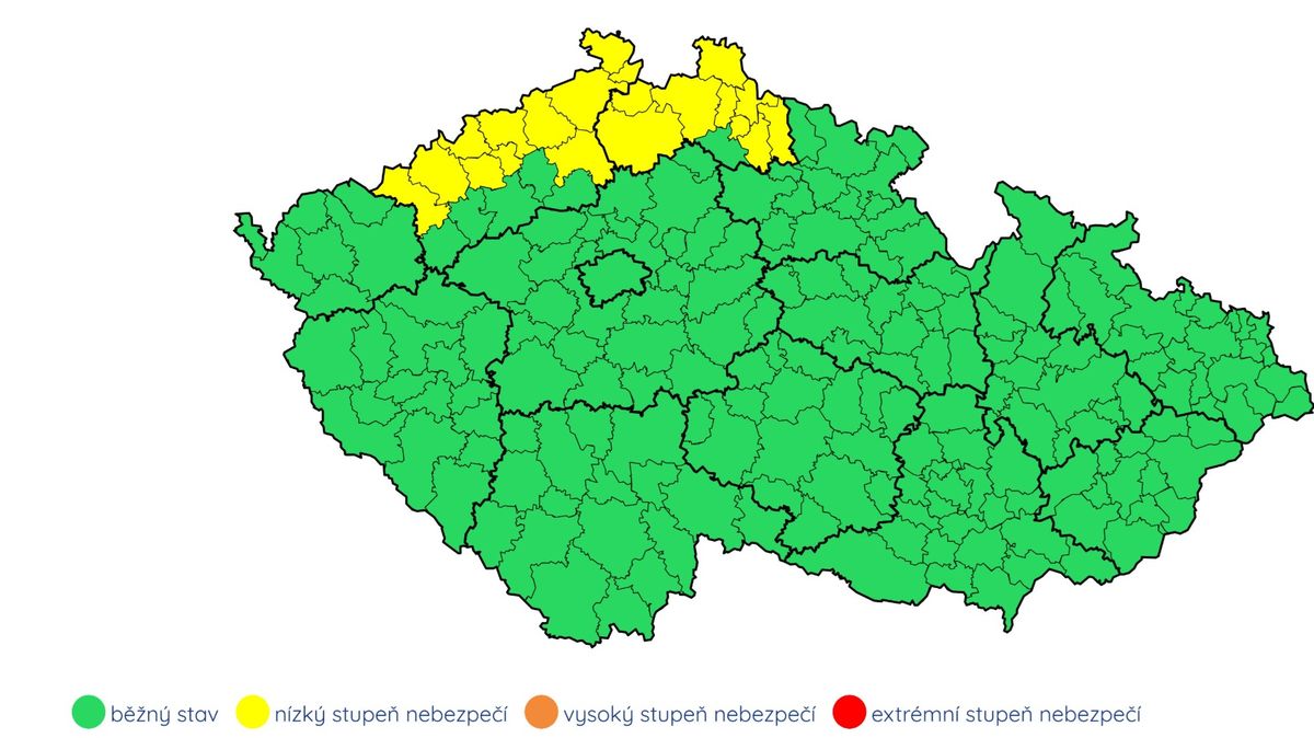 Na severu Česku hrozí ledovka. Připravte se na komplikace v dopravě, varují meteorologové