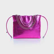 Kožená metalická barevná kabelka, Silkygang, 6490 Kč