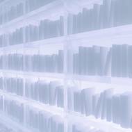 Ledová knihovna je nápaditá.