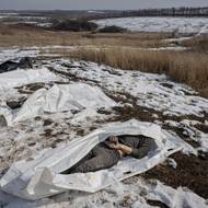 Padlí ruští vojáci. 2.března 2025.