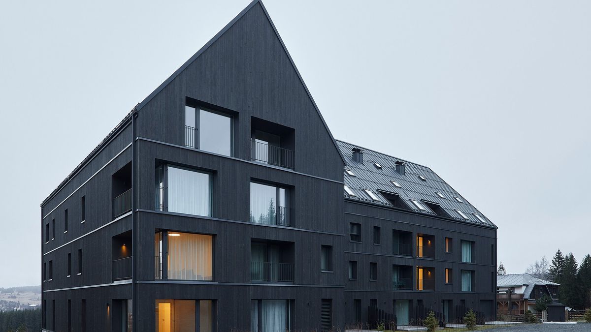 Dům Krušec navazuje na tradiční podobu místních horských staveb. Ale po svém