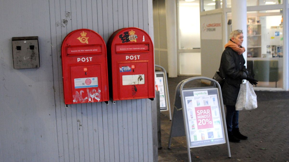 Dánská pošta po 400 letech skončila s dopisy