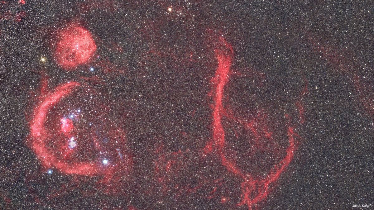 Astronom při svých pozorováních na Liberecku vyfotil vesmírnou superbublinu