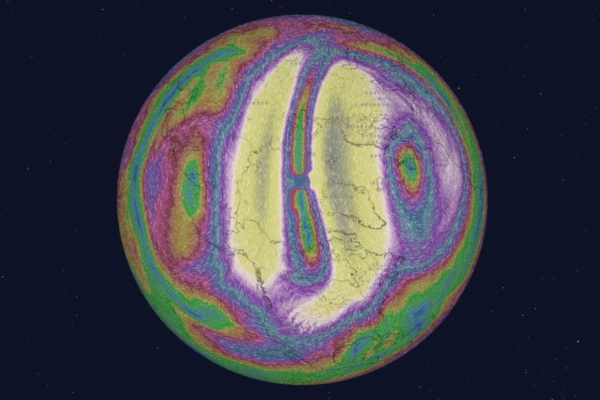 Polární vír v únoru opět oslabí. Ve hře je i jeho kolaps