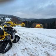 Německá lyžařka spadla na sjezdovce ve skiareálu Bublava.