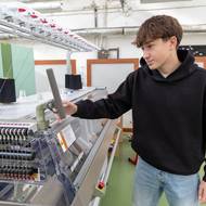 Žáci se seznámili i se stroji a technologiemi.