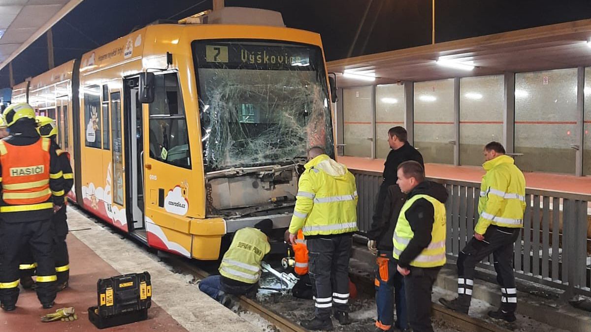 V Ostravě se srazily tramvaje