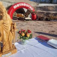 Svatá Barbora je patronkou horníků, ale i tunelářů.