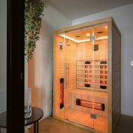 Do bytu se vešla také infrasauna.