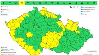 Meteorologové prodloužili výstrahu, sněhové jazyky budou hrozit i v neděli