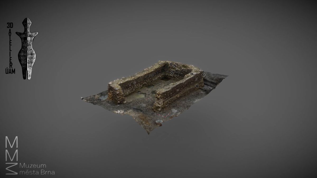 Vědci vytvářejí 3D model jednoho z prvních zděných domů v Brně