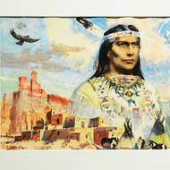 Náčelník Apačů Vinnetou byl výtvarníkovou oblíbenou figurou.