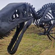 V posledních letech začal kovář vytvářet i modely dinosaurů.