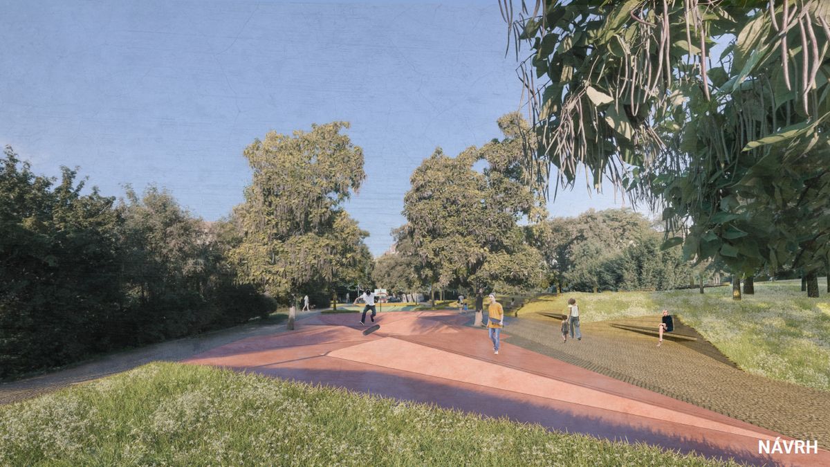 Pražské Sady Bratří Čapků letos čeká revitalizace za desítky milionů