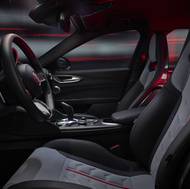 Interiér Alfy Romeo Giulia QV Luna Rossa