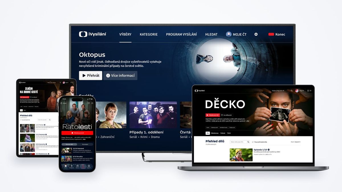 Nejúspěšnějším digitálním produktem České televize bylo loni iVysílání. Sledovalo ho 1,9 milionu lidí měsíčně