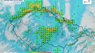 Meteorologové prodloužili výstrahu před silným větrem