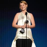 Jessie Buckleyová v modelu Dior.