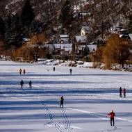 Z kilometrů Berounky u Černošic je teď trasa pro procházky a běžkování. 