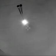 Modul dosedl do Tichého oceánu nedaleko San Diega. 