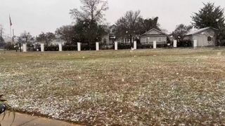 Na Floridě napadl sníh