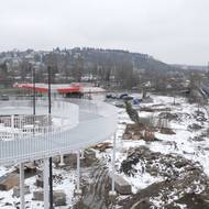 Takhle vypadá místo budoucí botanické zahrady na Smíchově dnes. 