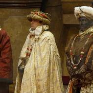 Tři králové na požehnání v kostele