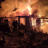 Požár chalupy ve Vizovicích na Zlínsku