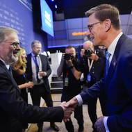 Společné přivítání na 32. kongresu ODS