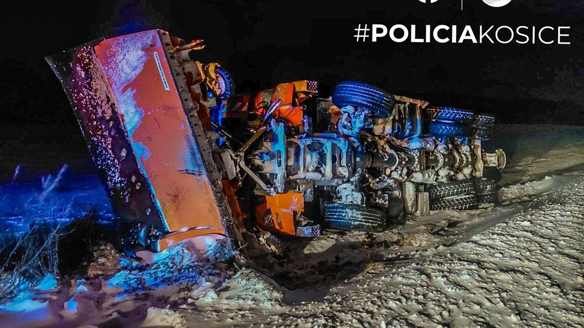 Prudká sněhová vánice komplikuje dopravu na východním Slovensku